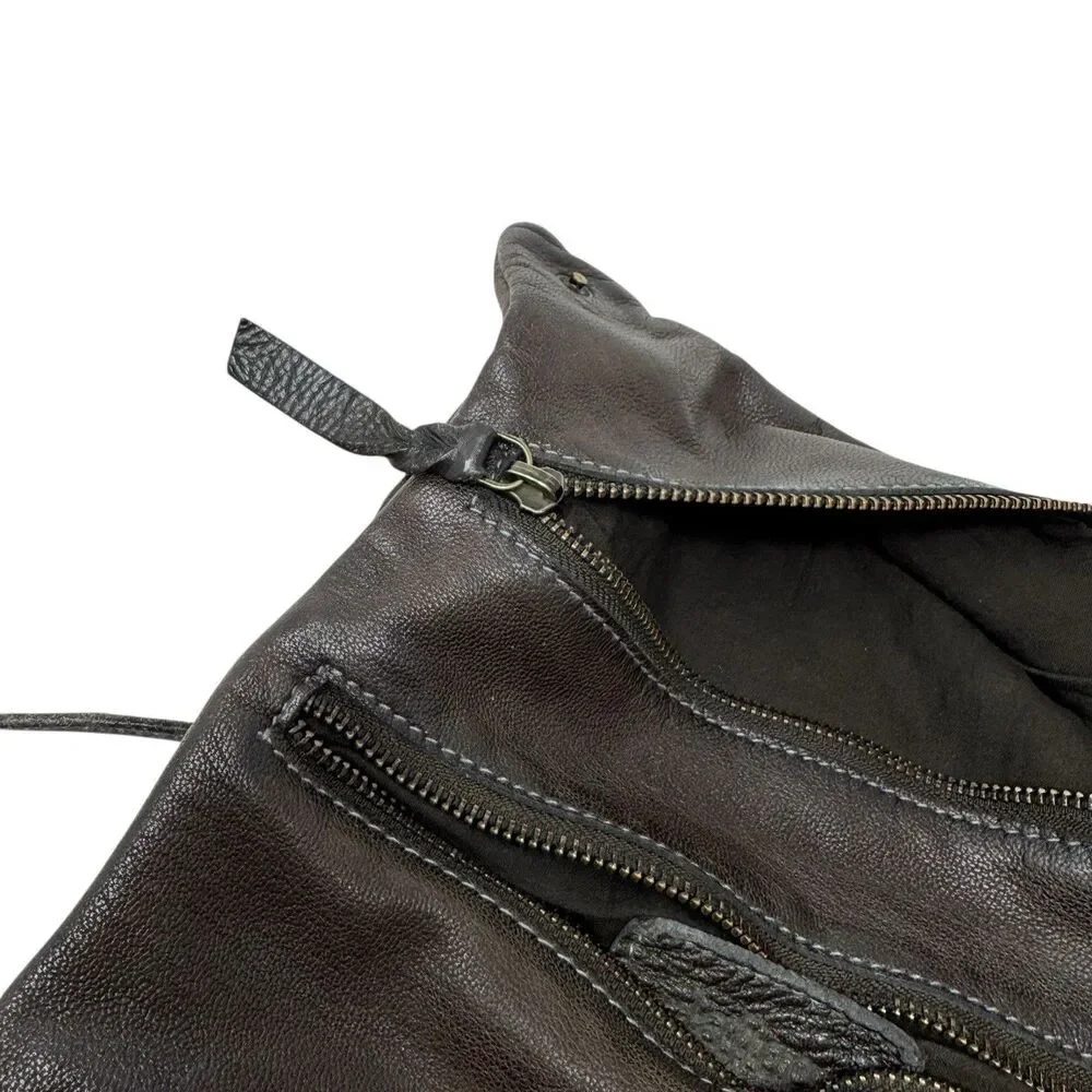 Latico Crossbody Shoulder Bag Small Purse Brown Butter Soft Leather Womens